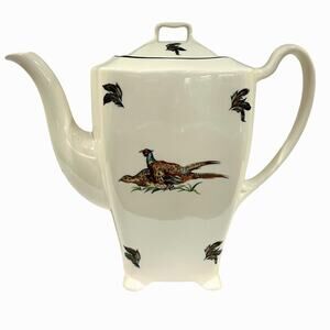Johnson Brothers England Brookshire Earthenware Tall Coffee/Teapot-Excellent!